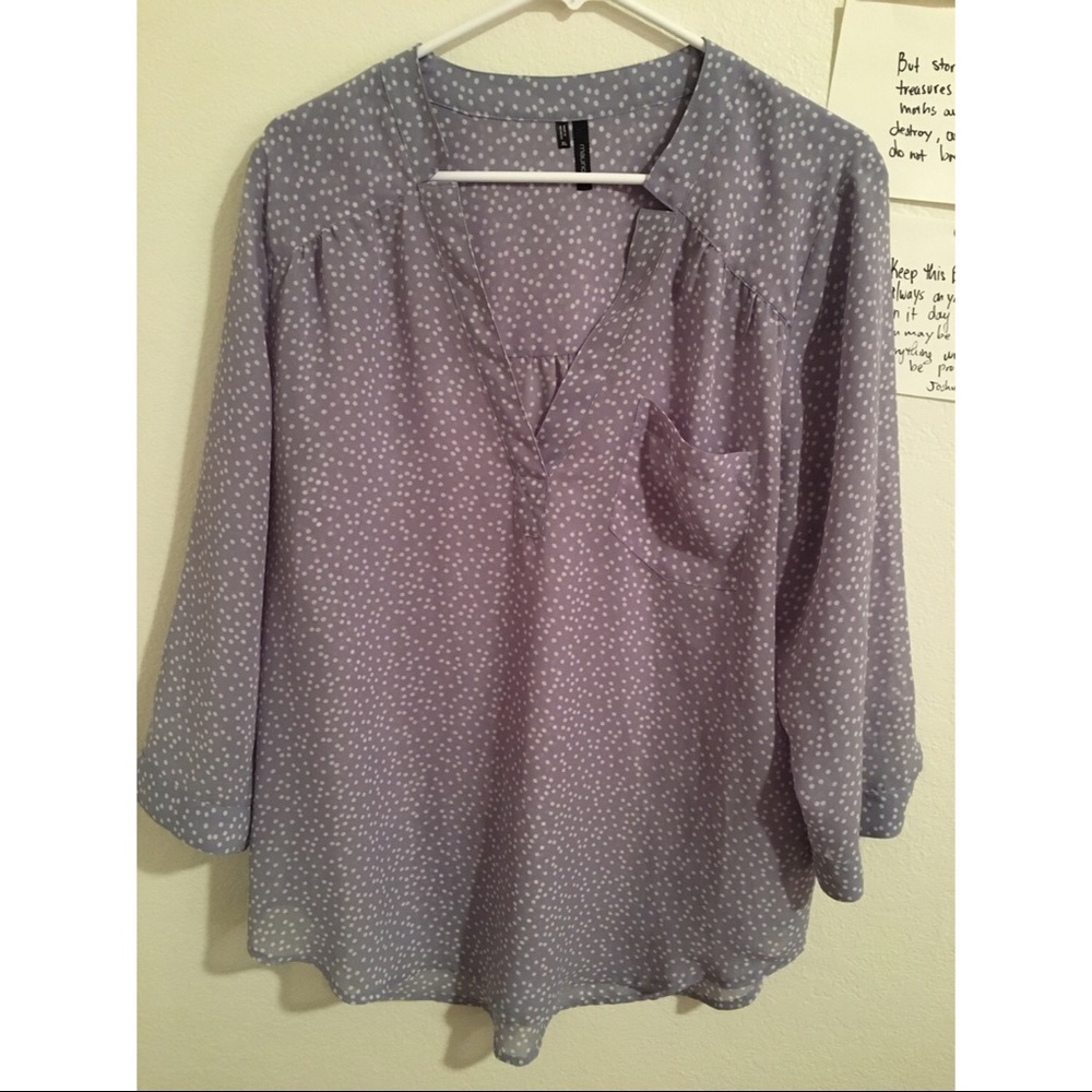 Maurices Chiffon dress shirt blouse